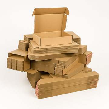 Cutii e-commerce Netpack pentru ambalarea profesională a produselor online – carton ondulat rezistent, livrare rapidă și aspect curat