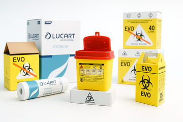 Consumabile medicale: recipiente și cutii de colectare deșeuri