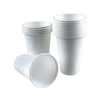 Pahare Albe Unică Folosință – Set 100 Bucăți | 80 ml & 200 ml