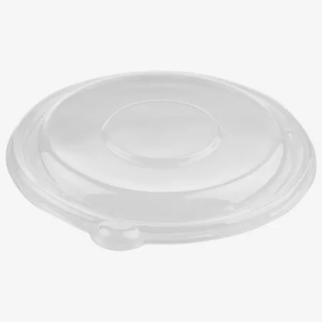 Boluri Salată Negre PP 750 ml și 1000 ml + Capace Transparente (50 buc/set)