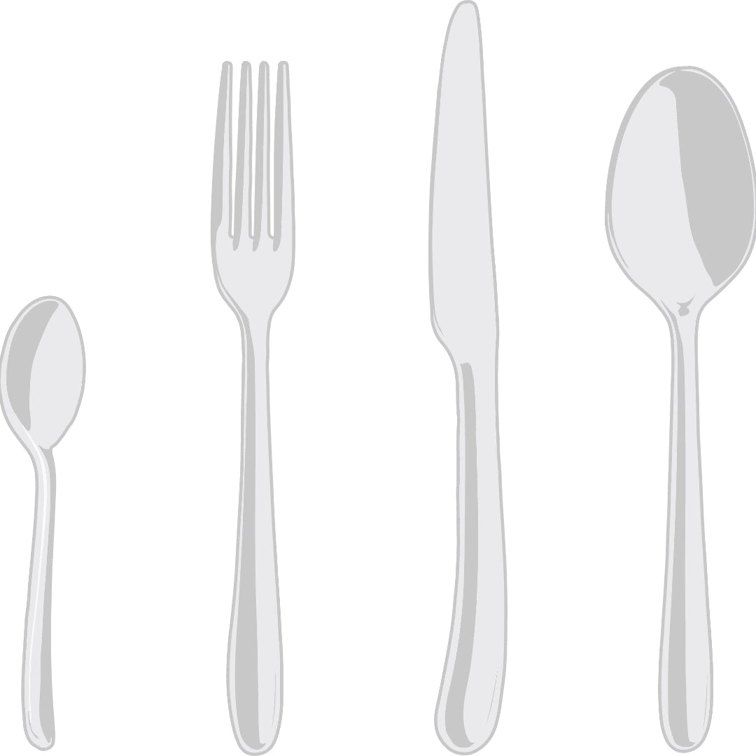 Tacâmuri Plastic Transparente – Set 50 Bucăți | Furculițe, Cuțite, Linguri, Lingurițe