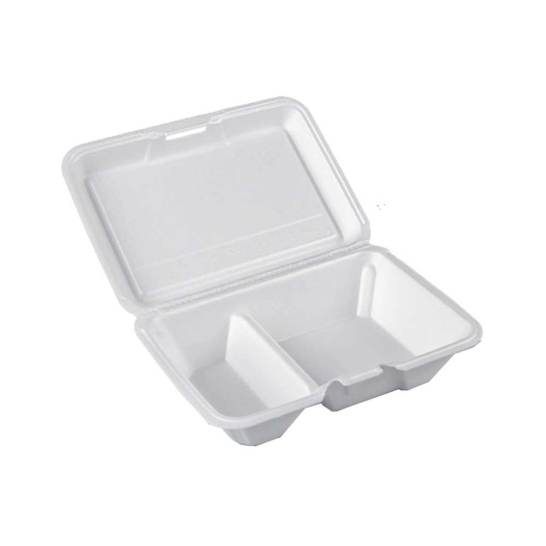 Caserole Polistiren Alb – Meniu MB1, MB2, MB3 & HB6, HB9, HB10 | 100 buc/set