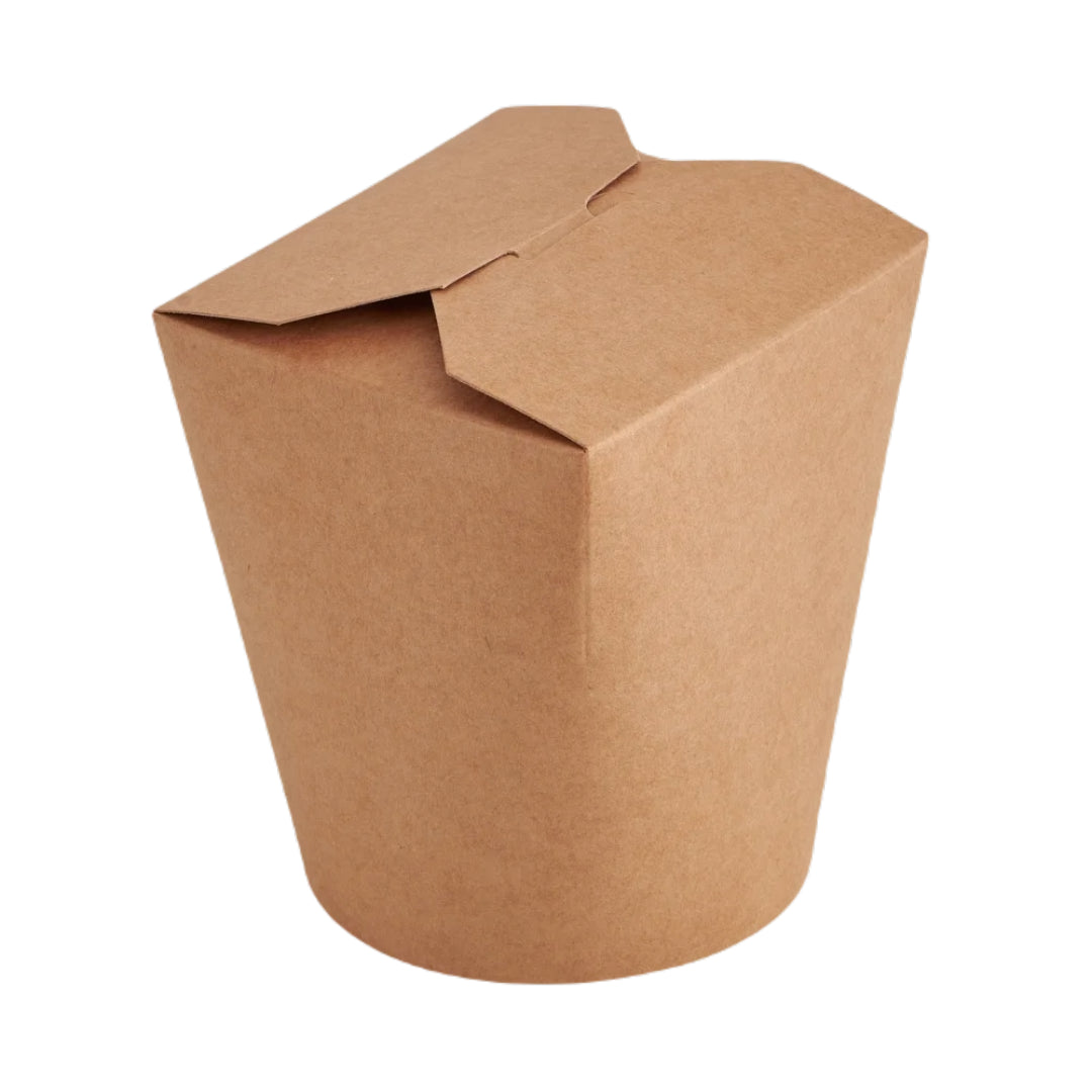 Cutii Noodle Carton Alb & Natur – 500 cc și 750 cc | 50 buc/set