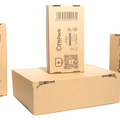 AutoBox – cutie din carton asamblată, kraft, gata de expediere