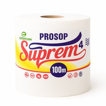 Prosop Hârtie Suprem – 1-4 Straturi | Alb & Verde | 65-220 metri