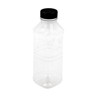 Sticlă PET cu Capac – Set 50 Bucăți | 330 ml & 500 ml
