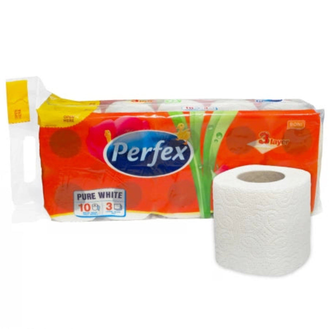 Hartie Igienica Perfex 2 si 3 Straturi | Set 10 sau 24 Role