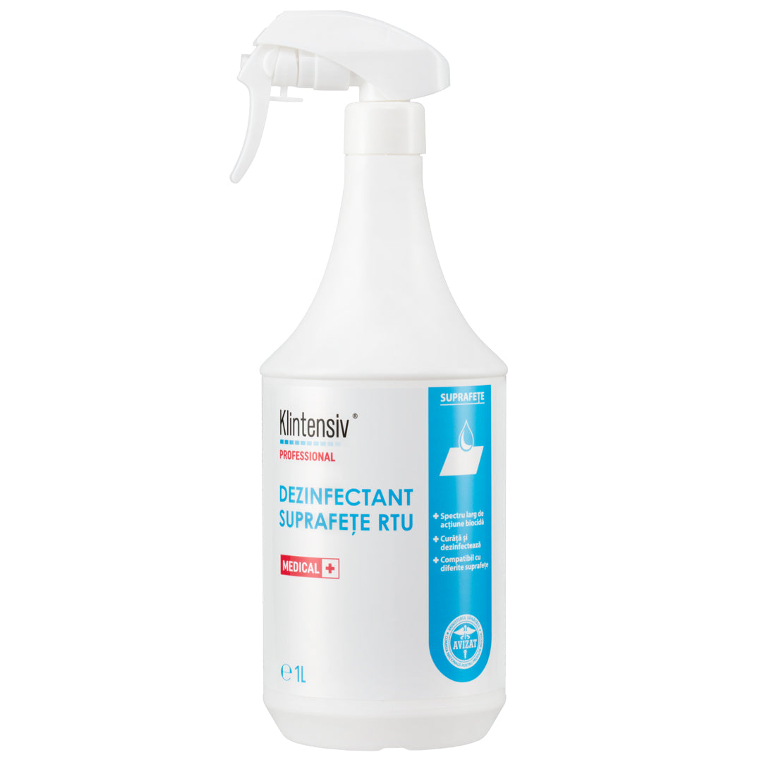 Klintensiv dezinfectant suprafete, 1 litru spray – avizat MS