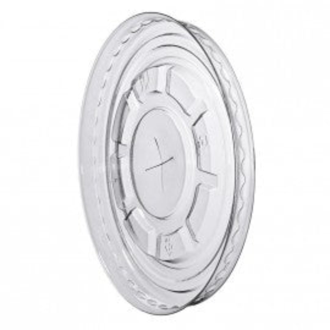Pahare rPET Transparent Paccor 280 ml cu Capace – Set 100 Bucăți | Ø95 mm