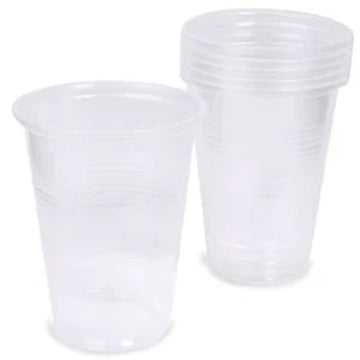 Pahare Plastic Transparent Unică Folosință – Set 100 Bucăți | 250–500 ml