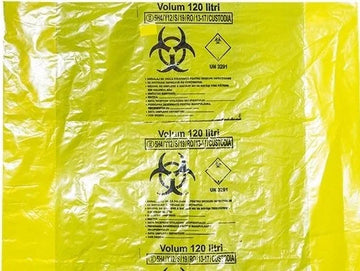 Saci Galbeni pentru Deșeuri Medicale Infecțioase – 20–240 L