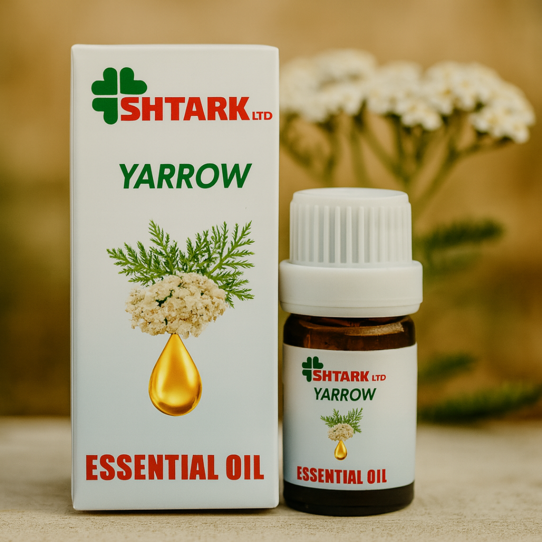 Ulei esențial de Coada-șoricelului Yarrow Netpack 10 ml, aromă ierboasă naturală pentru aromaterapie.
