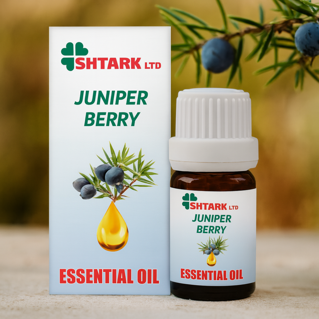 Ulei esențial de Ienupar Juniper Berry Netpack 10 ml, aromă lemnoasă și proaspătă pentru aromaterapie.
